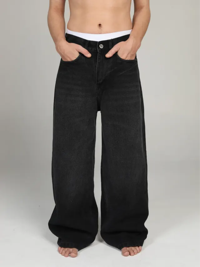 MILD WASH BLACK DENIM - image 2