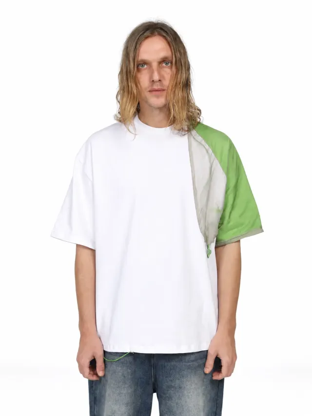 GREEN COLOR TEE - image 8