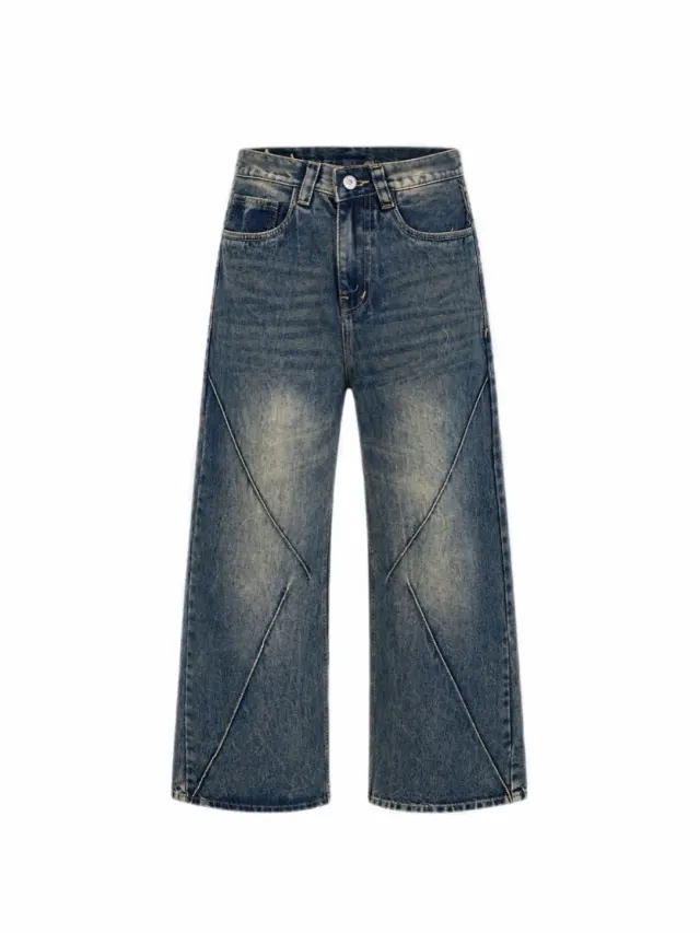 CROSS PANELLED DENIM by DECAY