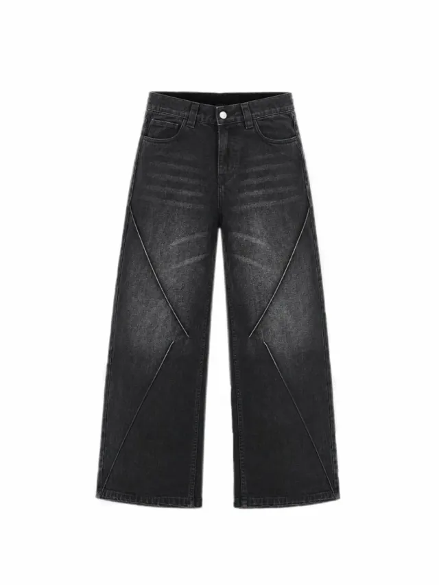 CROSS PANELLED DENIM - image 3