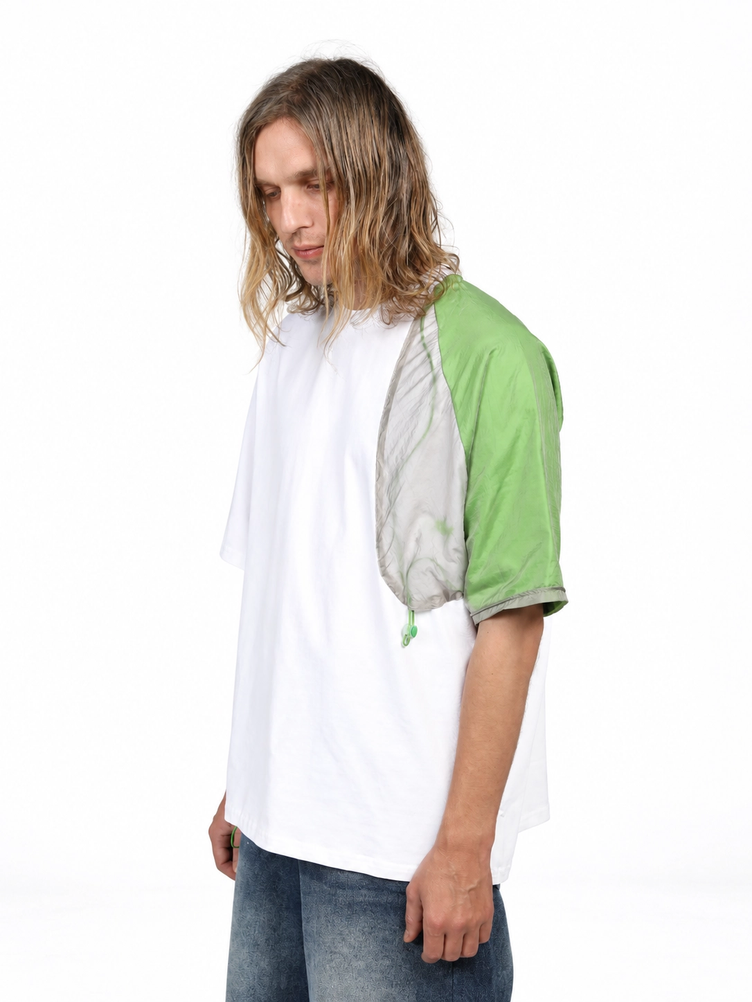 GREEN COLOR TEE