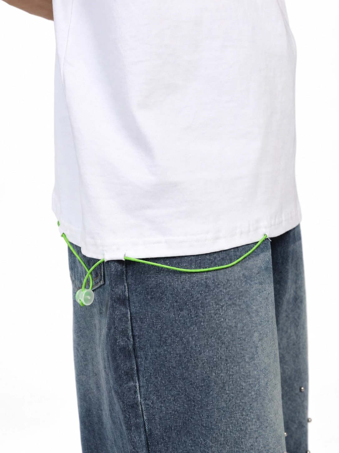 GREEN COLOR TEE