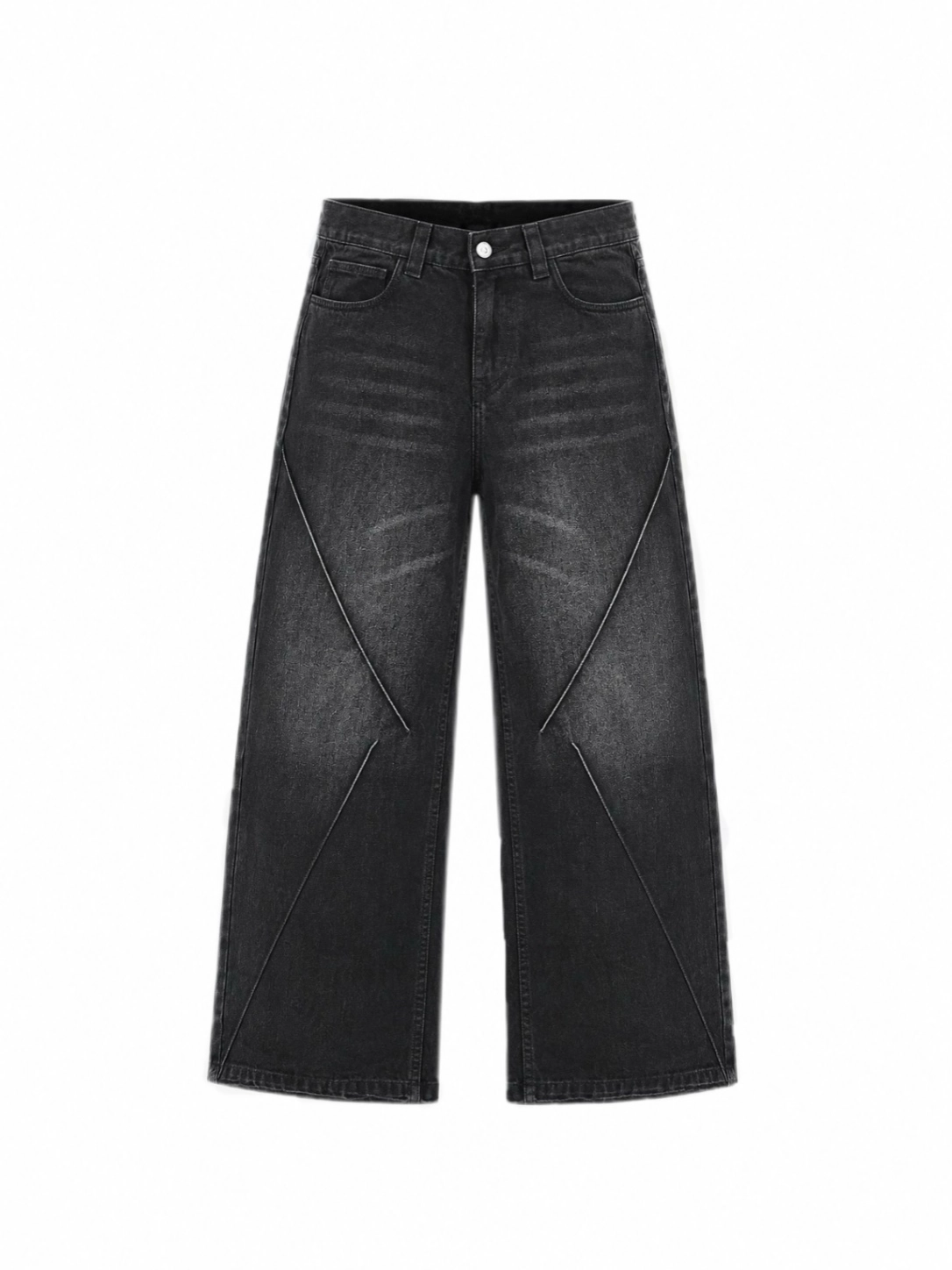 CROSS PANELLED DENIM