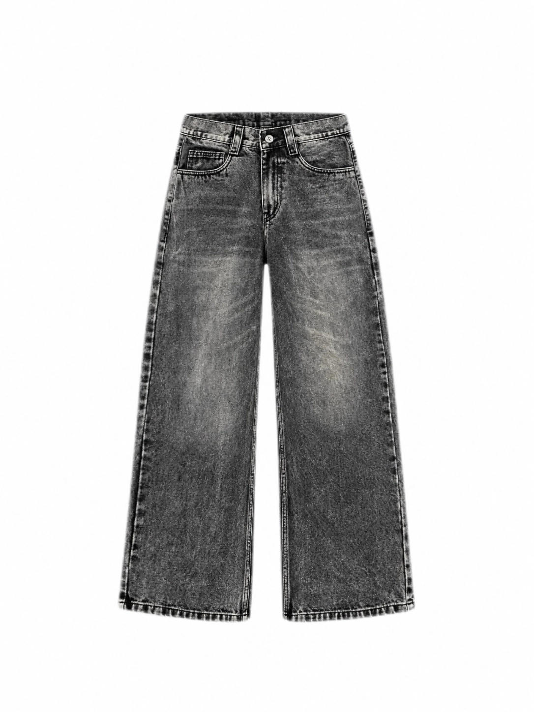 BLACK ACID WASH DENIM