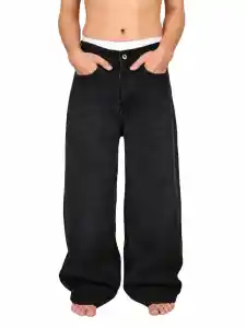 MILD WASH BLACK DENIM