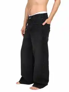 MILD WASH BLACK DENIM