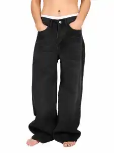 MILD WASH BLACK DENIM
