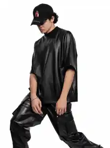 LEATHER TEE