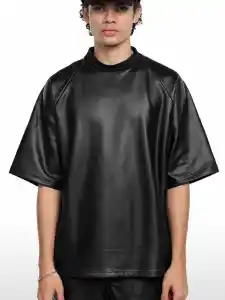 LEATHER TEE