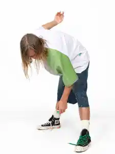 GREEN COLOR TEE