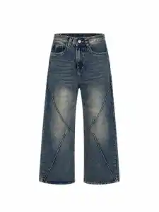 CROSS PANELLED DENIM