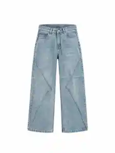 CROSS PANELLED DENIM