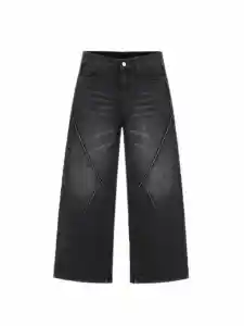 CROSS PANELLED DENIM